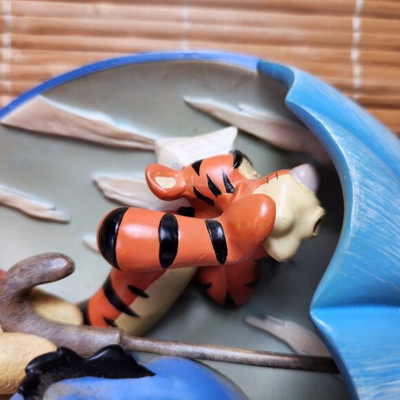 Bradford Exchange Winnie the Pooh Collectible 3D Plate A Grand Day for Sailing - Picture 6 of 11